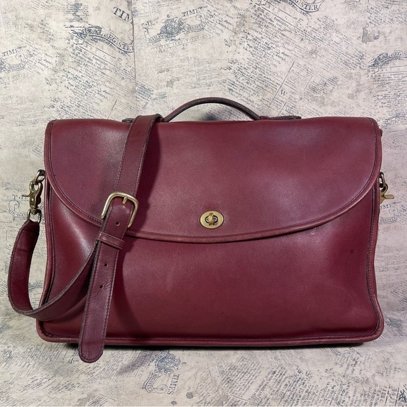 COACH Vintage Lexington Brief No. 015-2041 Made in the United States - Picture 1 of 16